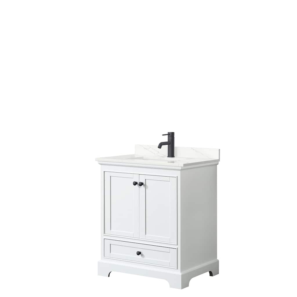 Deborah 30-inch Single Vanity, Quartz Top
