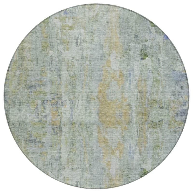 Machine Washable Indoor/ Outdoor Muted Ombre Chantille Rug