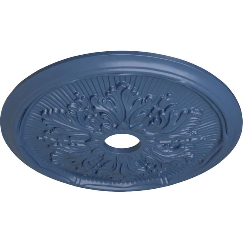 23 3/4"OD x 3 5/8"ID x 1 7/8"P Luton Leaf Ceiling Medallion