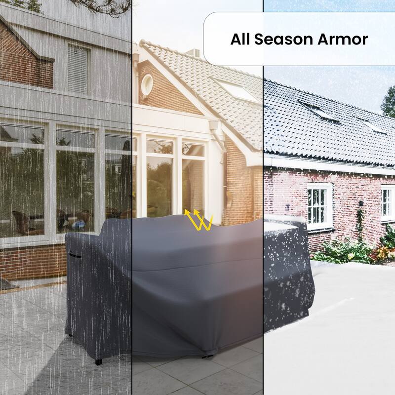 Forever Patio Rectangular Outdoor Furniture Dining Set Waterproof Cover - 35 x 110 x 45