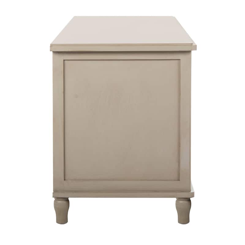 SAFAVIEH Rooney Vintage Grey 4-Drawer Storage 20" Entertainment Console - 47.2" x 15.7" x 20.1"
