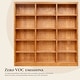 preview thumbnail 17 of 17, Concepts in Wood Triple Wide Wood Bookcase, 15 Shelf, 72 inch Tall