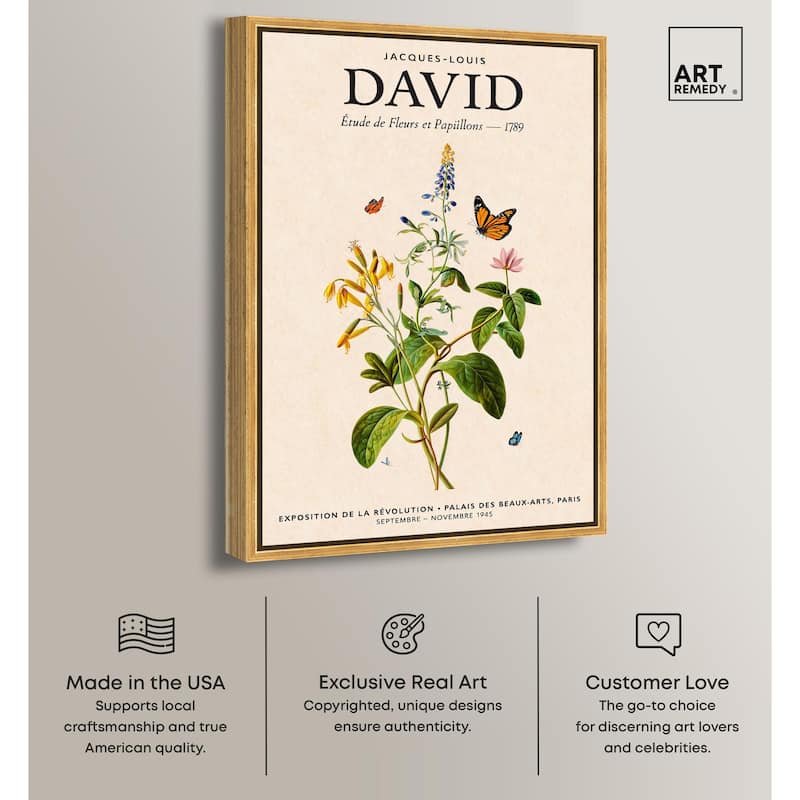 David's Delicate Flowers Canvas by Art Remedy