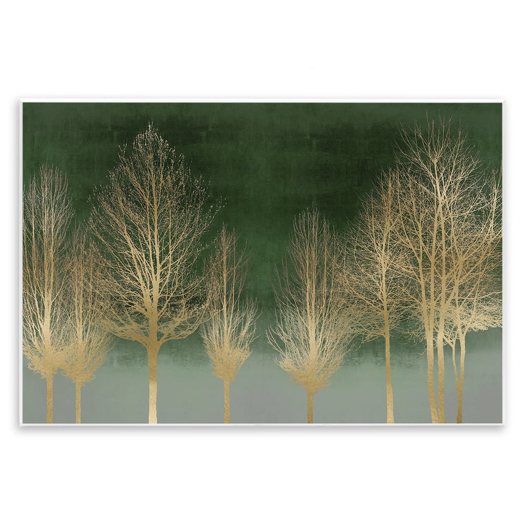 Stupell Gold Gradient Forest Wall Plaque Art Design By Kate Bennett