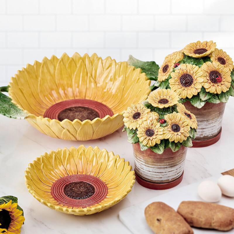 Fitz and Floyd Set of 2 Provence Canisters