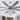 Chichoice 65" Chrome Crystal Ceiling Fan with Lights and Remote Control, Modern Chandelier Fan for Living Room