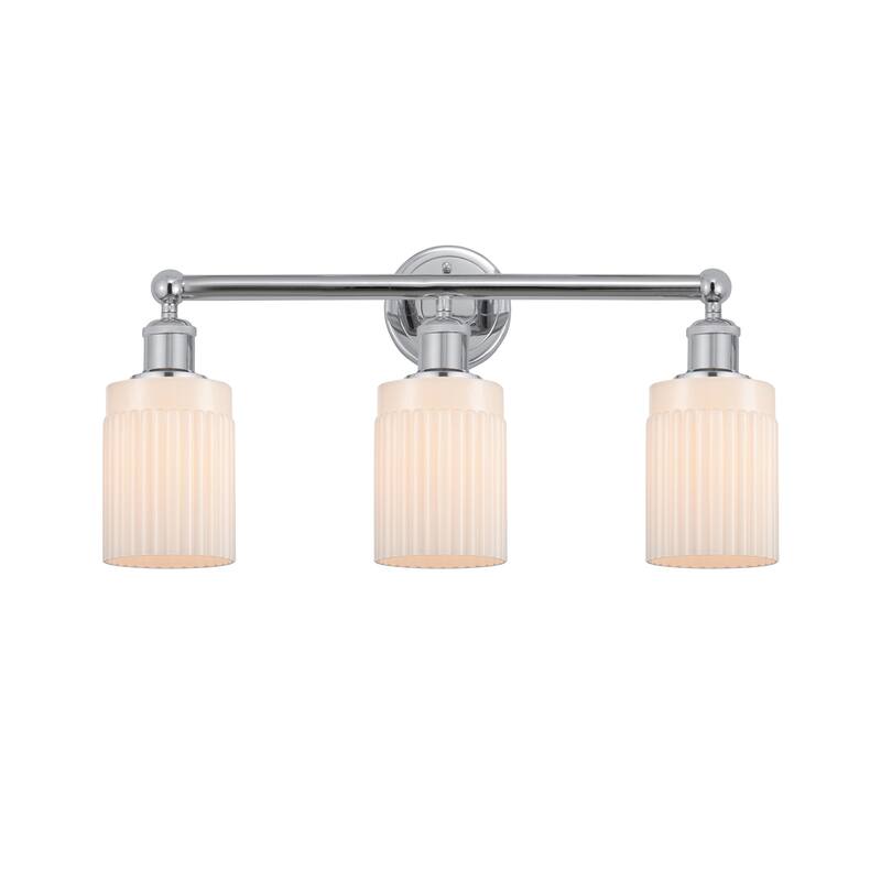 Innovations Lighting Hadley - 3 Light 23" Bath Vanity Light - Polished Chrome/Matte White