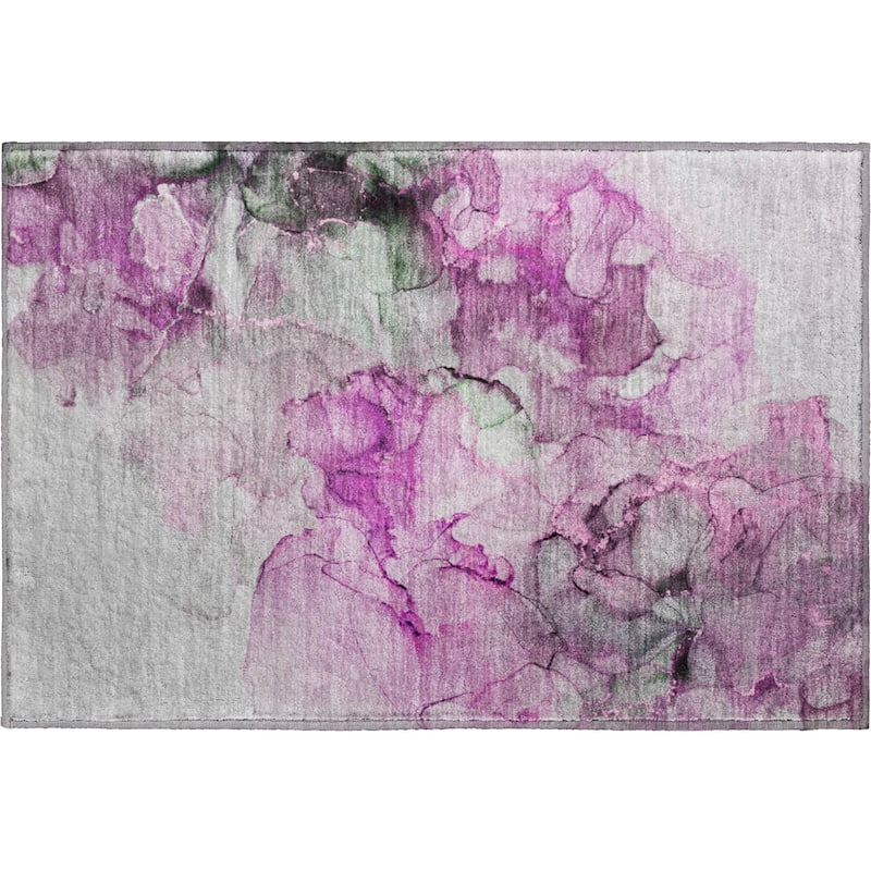 Premium Washable Super Soft Contemporary Watercolor Mayfield Rug