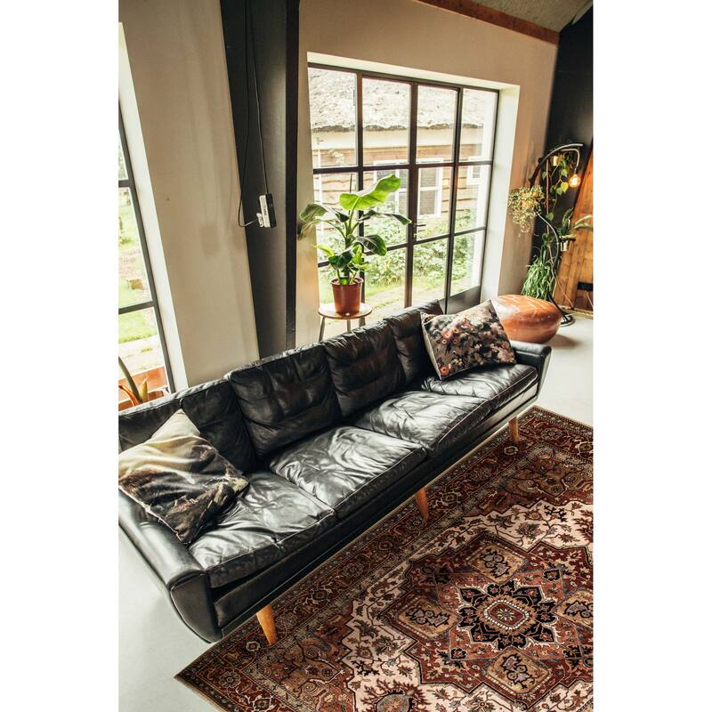 ECARPETGALLERY Hand-knotted Jules Sultane Ivory Wool Rug - 9'4 x 13'6