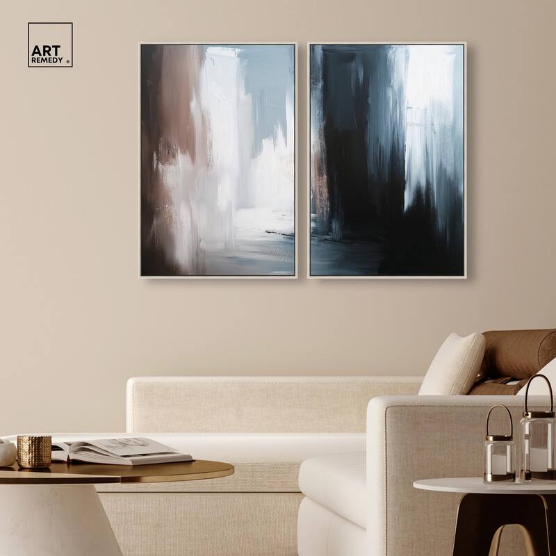 Chiaroscuro Canvas Set of 2 by Art Remedy