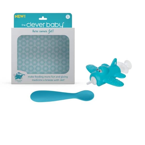 slide 2 of 4, Baby Feeding, Teething & Medicine Set, Jet - Blue Blue
