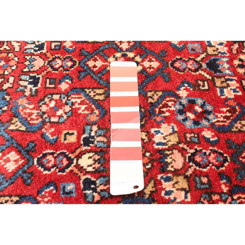 ECARPETGALLERY Hand-knotted Andelz Red Wool Rug - 2'11 x 16'6