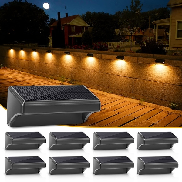 Outdoor solar led fence lights sale