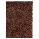 preview thumbnail 69 of 116, SAFAVIEH Handmade Leather Shag Alois Modern Rug 4' x 6' - Saddle - Rectangle