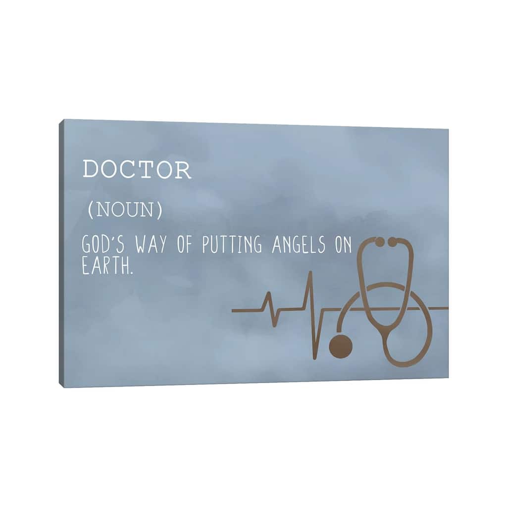 iCanvas "Doctor Blue" by Kimberly Allen Canvas Print
