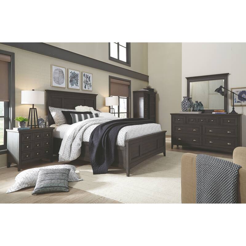 Magnussen Home Westley Falls Graphite Panel Bed