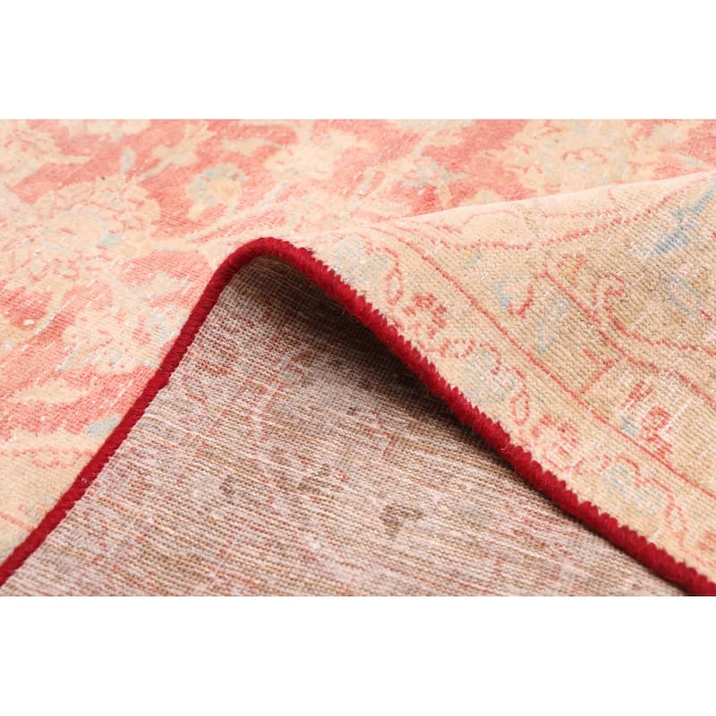 ECARPETGALLERY Hand-knotted Antalya Vintage Red Wool Rug - 8'10 x 12'6