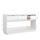 preview thumbnail 28 of 41, Prepac Simply Modern 60.25" W Entryway Table, Narrow Console Table with 3 Drawers, Media Console Table with Storage