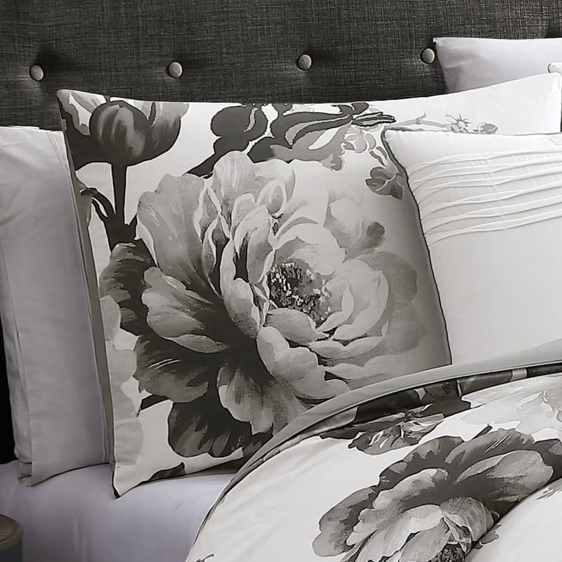 Riverbrook Home Ridgely Black 100 Percent Cotton 7 Piece Comforter Set