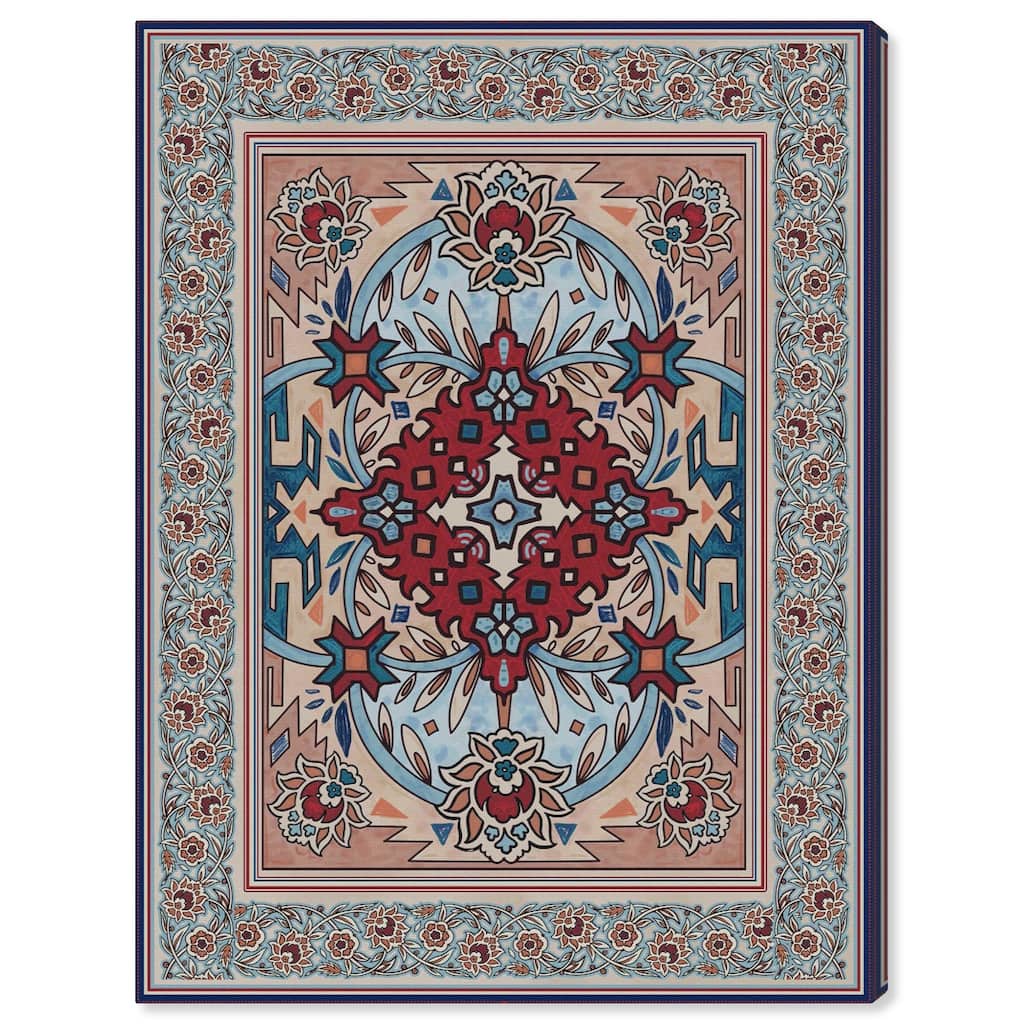 Ornamental bloom Canvas by Art Remedy, Gallery Wrapped