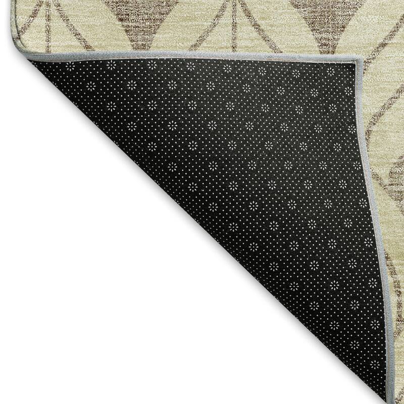 Premium Washable Super Soft Geo Teardrop Mayfield Rug