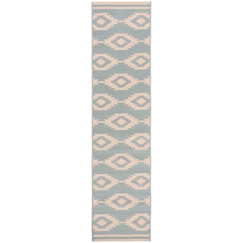 SAFAVIEH Linden Seda Indoor/ Outdoor Waterproof Patio Backyard Rug