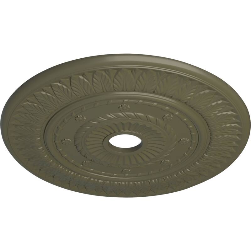 26 3/4"OD x 3 5/8"ID x 1 1/8"P Leaf Ceiling Medallion