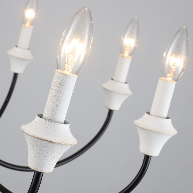 8-Light 28.34 in. Traditional Chandelier for Kitchen Living Room