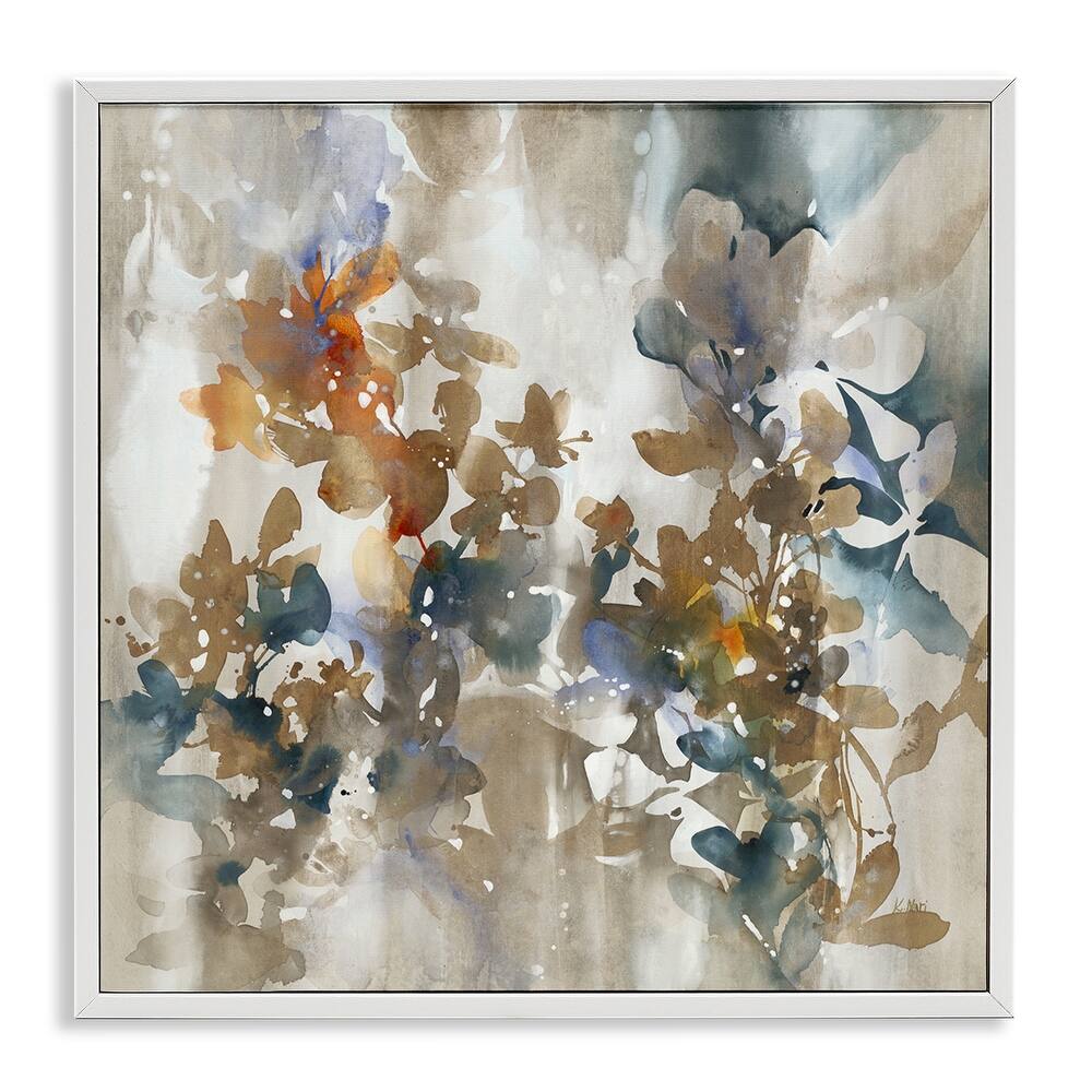 Stupell Solemn Neutral Botanicals Framed Giclee Art Design By K. Nari