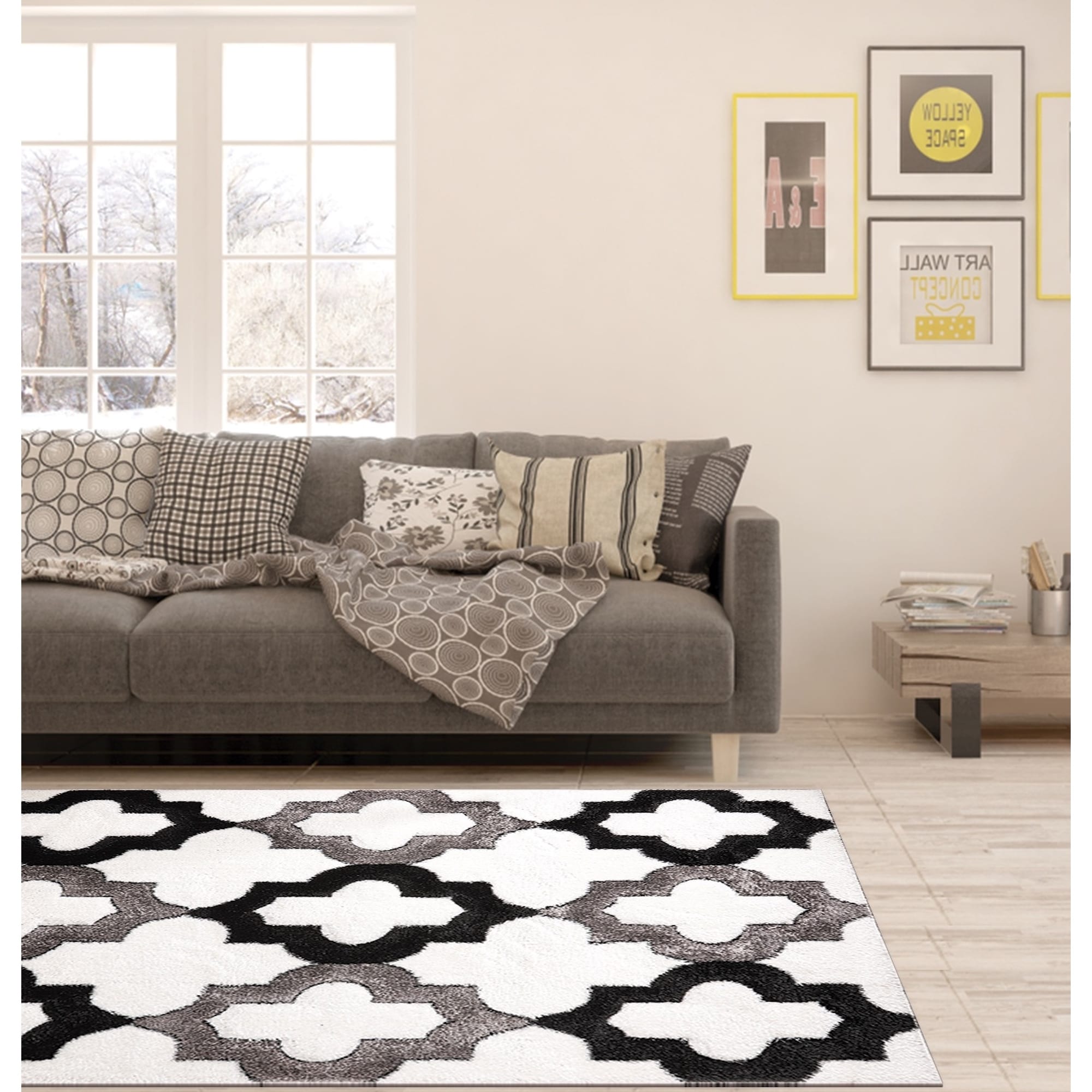 MDA Rugs Santorini Collection Geometric Area Rug