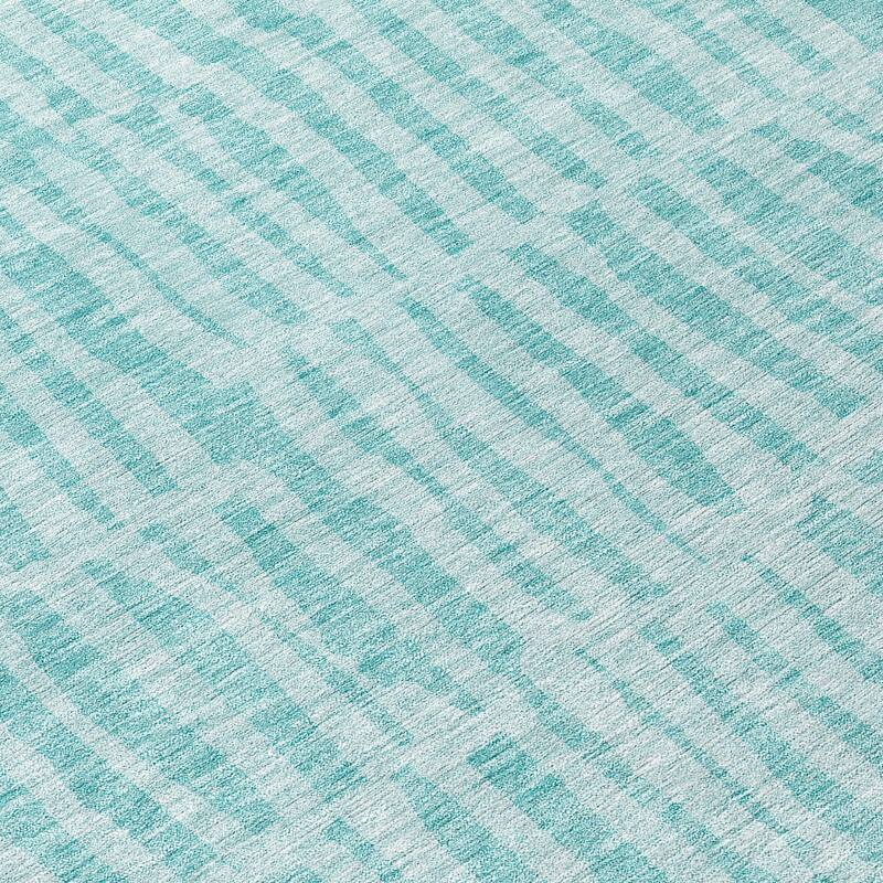 Machine Washable Indoor/ Outdoor Chantille Modern Geo Rug