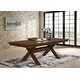 preview thumbnail 8 of 15, Roundhill Furniture 9-piece Solid Wood Dining Set with Butterfly Leaf