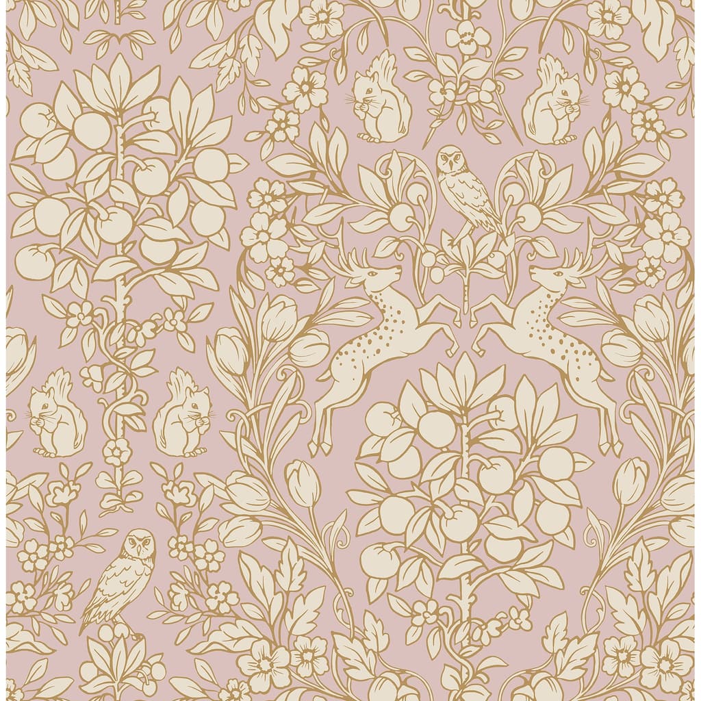 NuWallpaper Blush Enchanted Peel & Stick Wallpaper