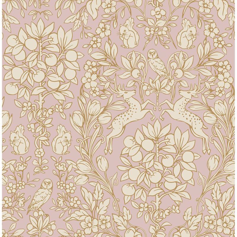 NuWallpaper Blush Enchanted Peel & Stick Wallpaper