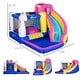 preview thumbnail 7 of 7, Outsunny Kids Bounce Castle House Inflatable Trampoline Water Slide Pool Climbing Wall 5 in 1 with Inflator for Kids Age 3-8