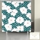 preview thumbnail 1 of 5, Kathy Ireland Delicate Floral Magnolia 71" x 72" Shower Curtain 71" x 72" - Green