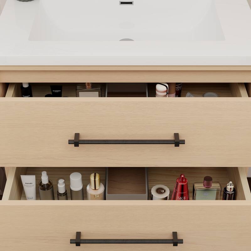 Victoria 30'' Wall-mounted Vanity with Reinforced Acrylic Sink - 29.5