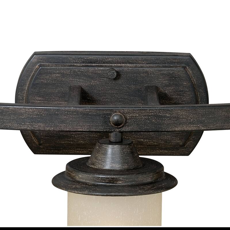 Halifax 3 Light Bronze Rustic Bathroom Vanity Fixture - 22.5-in W x 8.75-in H x 8.25-in D