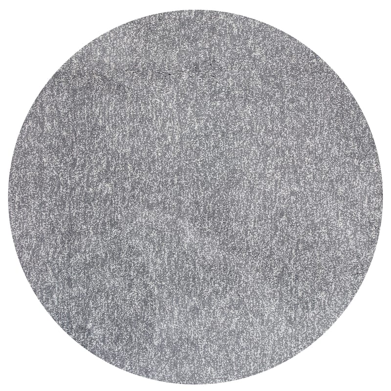 Domani Euphoria Cozy Heather Rug - 8' Round - Grey Heather