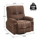 preview thumbnail 5 of 46, 360° Swivel Chair, Upholstered Recliner Chair with Adjustable Backrest Massage Reclining Chai for Living Room Lounge Chair