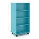 preview thumbnail 10 of 14, Tot Mate Open Double Sided Mobile Storage Locker / Bookcase - 60H Ocean