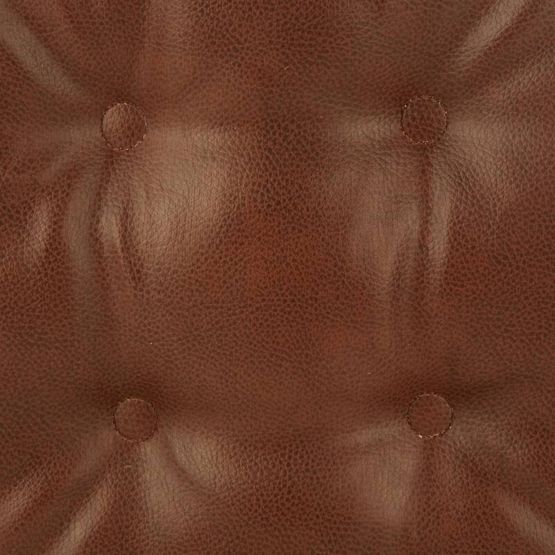 Klear Vu St. Germain Faux Leather Barstool Cushion Set, Set of 2