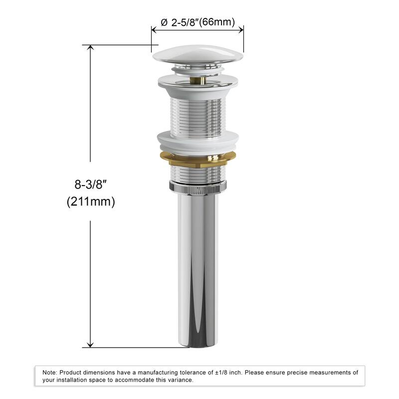 Dowell Vessel Sink Pop-Up Drain
