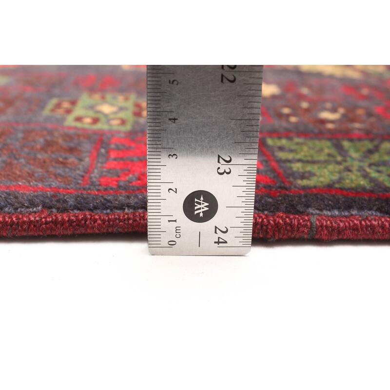 ECARPETGALLERY Hand-knotted Teimani Dark Grey Wool Rug - 3'6 x 6'3