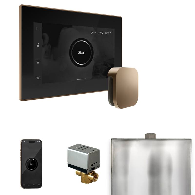 Mr Steam BX Xbutler Package Steam Shower Control Package with Isteamx - Black / Nouveau Bronze
