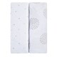 preview thumbnail 16 of 15, Baby Fitted Bassinet Sheet 2 Pack Grey Dottie
