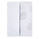 preview thumbnail 15 of 15, Baby Fitted Pack n Play - Mini Crib Sheet 2 Packs Grey Dottie