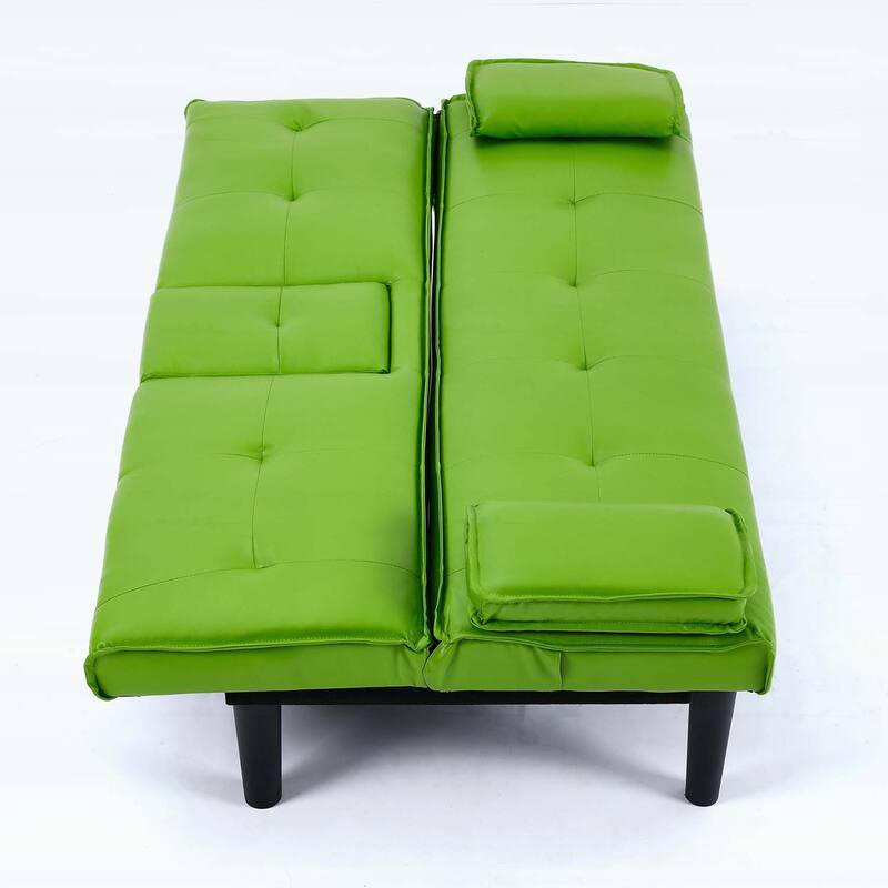 Sofa Bed with Foldable Design and Cup Holder,Ideal for Versatile Living Spaces