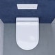 preview thumbnail 7 of 56, Ivy Wall Hung Elongated Toilet Bowl 0.8/1.28 GPF Dual Flush