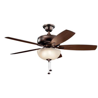 Kichler Lighting Terra Select 52-in LED Ceiling Fan Oil Brushed Bronze